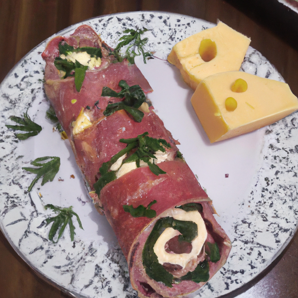 foto da receita Rocambole de presunto e queijo