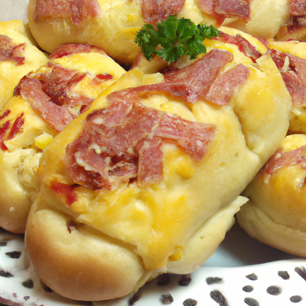 foto da receita Pão recheado de calabresa com queijo