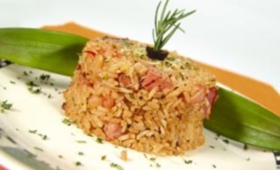 foto da receita Arroz integral de forno