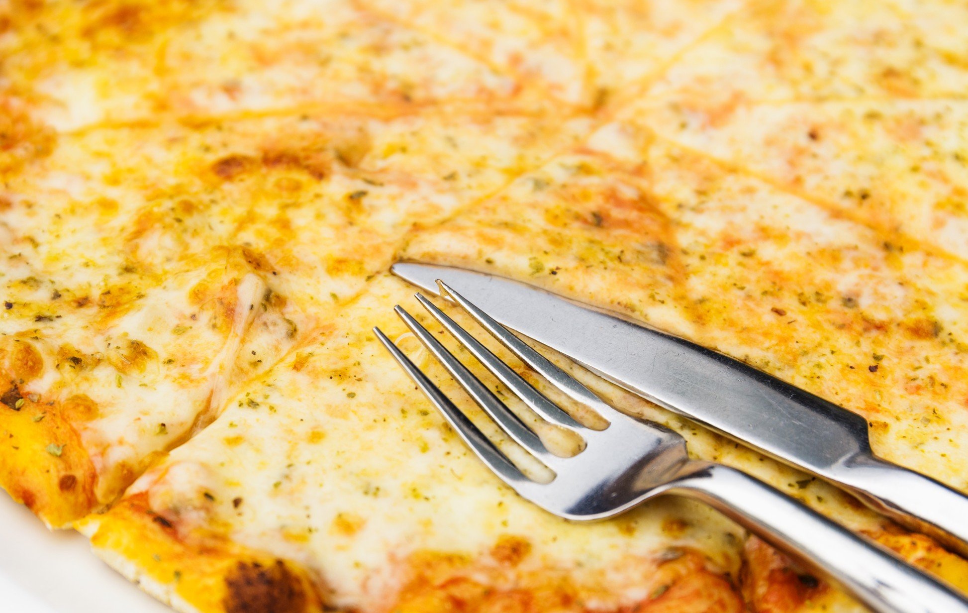 foto da receita Pizza de chocolate branco com mussarela