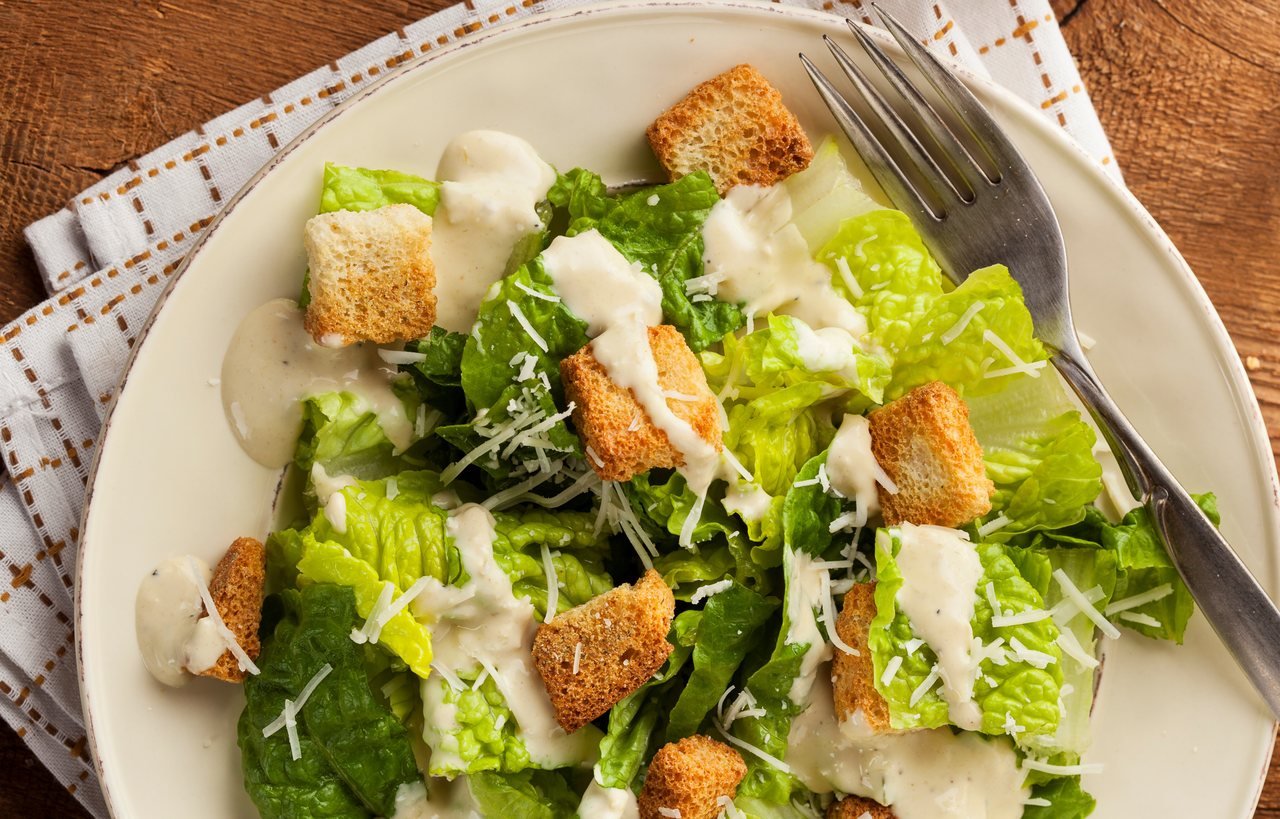 foto da receita Salada de legumes com croutons