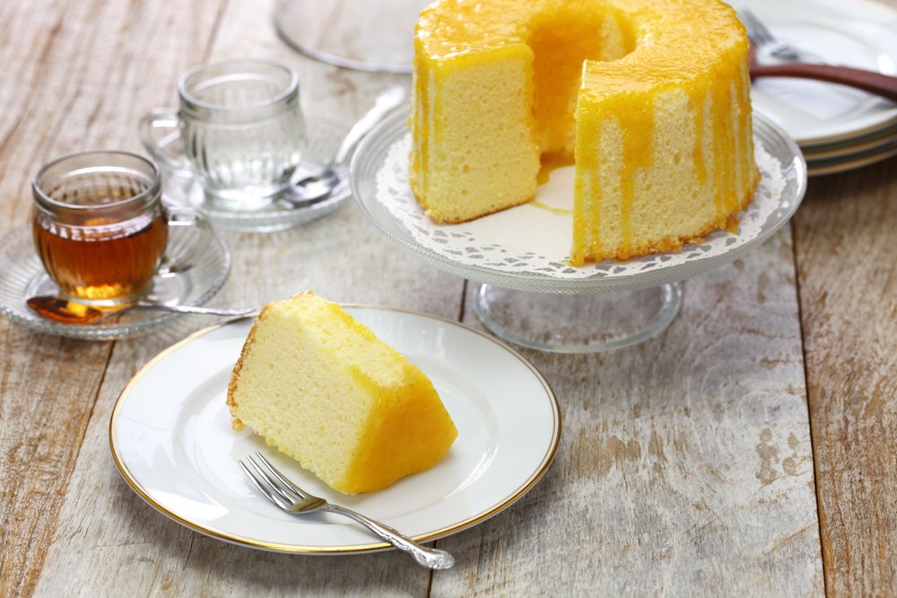 foto da receita Bolo de cenoura sem cobertura