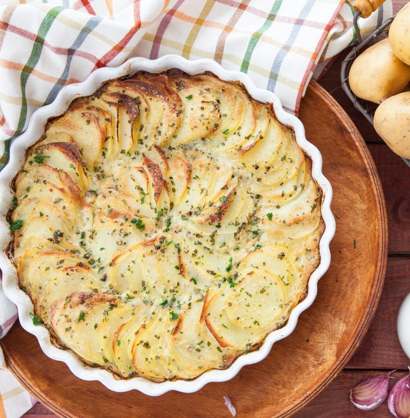 foto da receita Batata gratinada