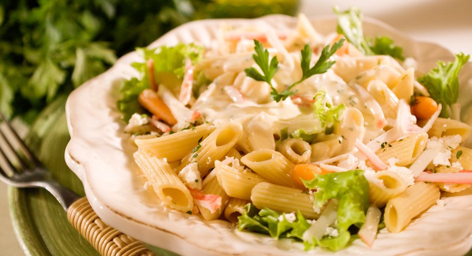 foto da receita Salada de macarrão