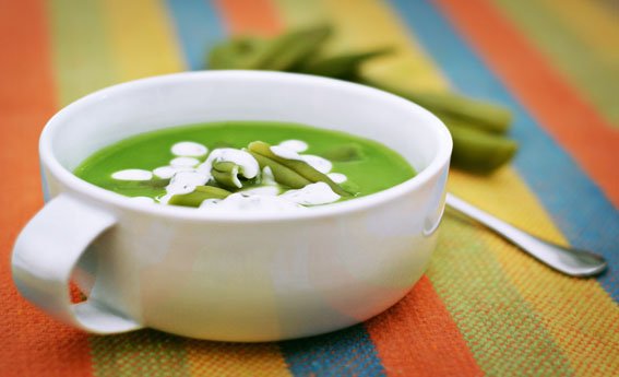 foto da receita Caldo de ervilhas e vagens