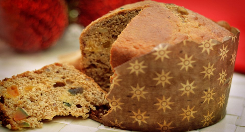 foto da receita Panetone integral com castanhas