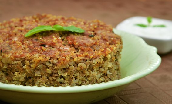 foto da receita Quibe assado com quinoa