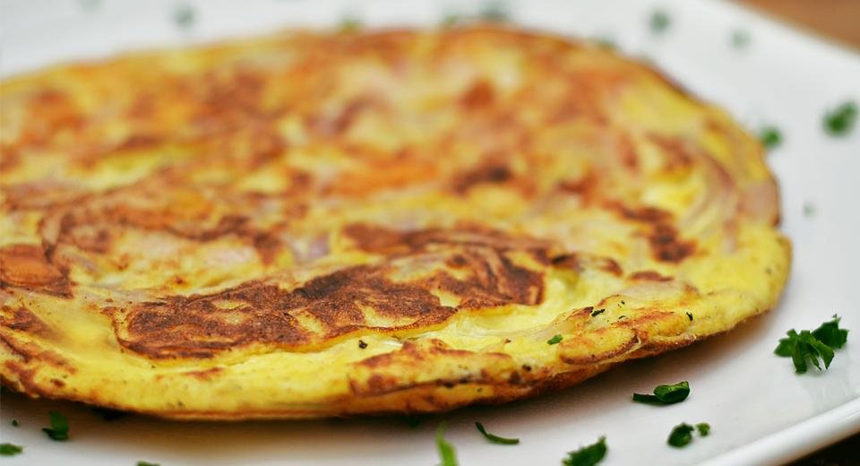 foto da receita Fritada com cebola