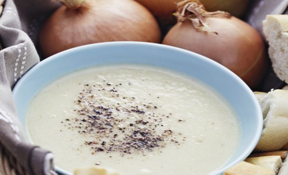 foto da receita Sopa creme de cebola