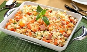 foto da receita Arroz com camarão