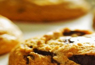 foto da receita Cookies com gotas de chocolate