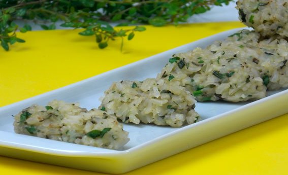 foto da receita Bolinho de arroz gourmet