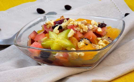 foto da receita Salada de frutas exótica