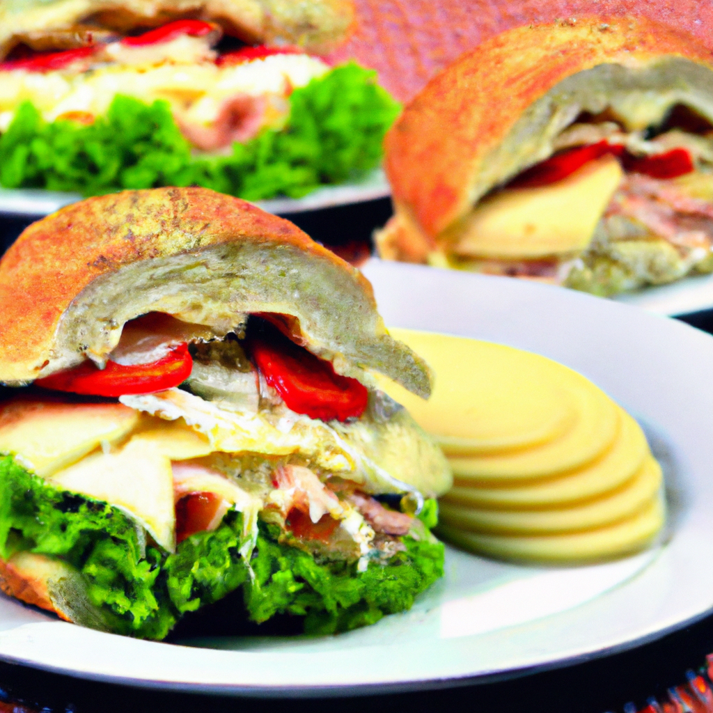 foto da receita Sanduíche de forno com verduras