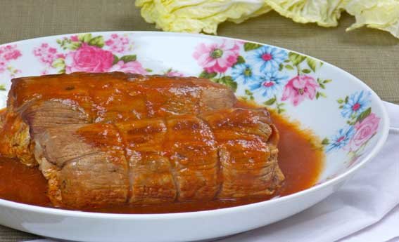 foto da receita Enroladinhos de carne recheados