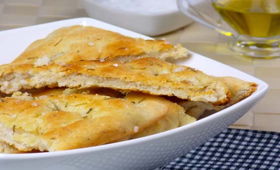 foto da receita Focaccia com alecrim