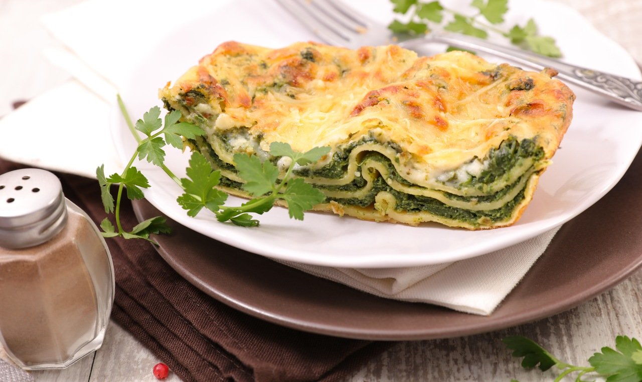 foto da receita Lasanha de tofu e espinafre