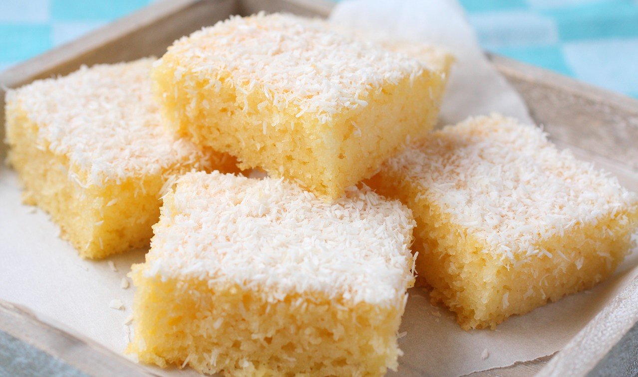 foto da receita Bolo de coco cremoso