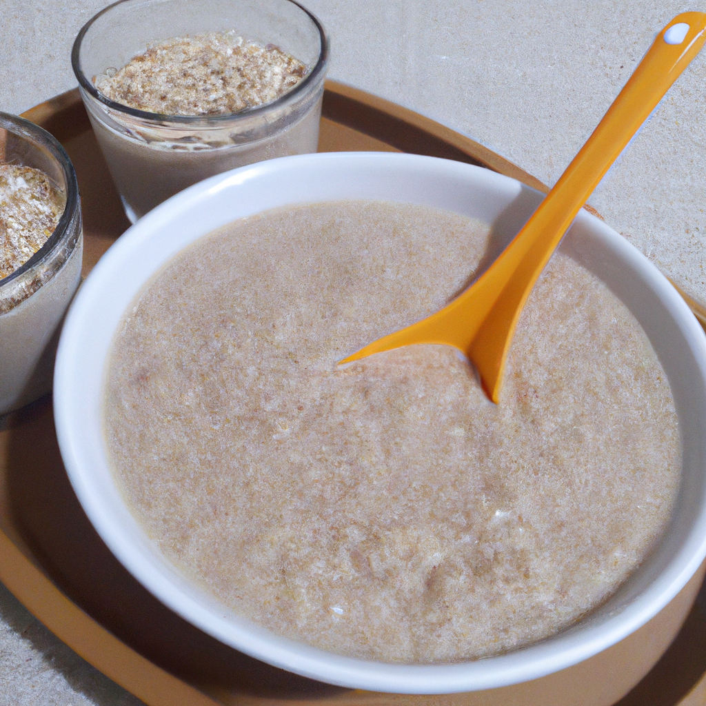 foto da receita Mingau de aveia