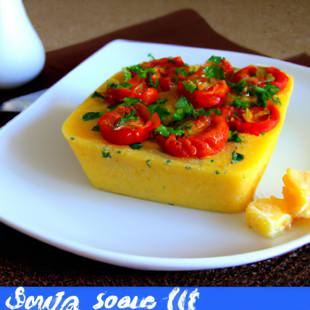 foto da receita Polenta grelhada com tomate marinado