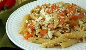 foto da receita Penne caprese com ricota