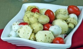 foto da receita Salada bolinha