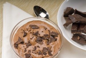 foto da receita Gelado de chocolate