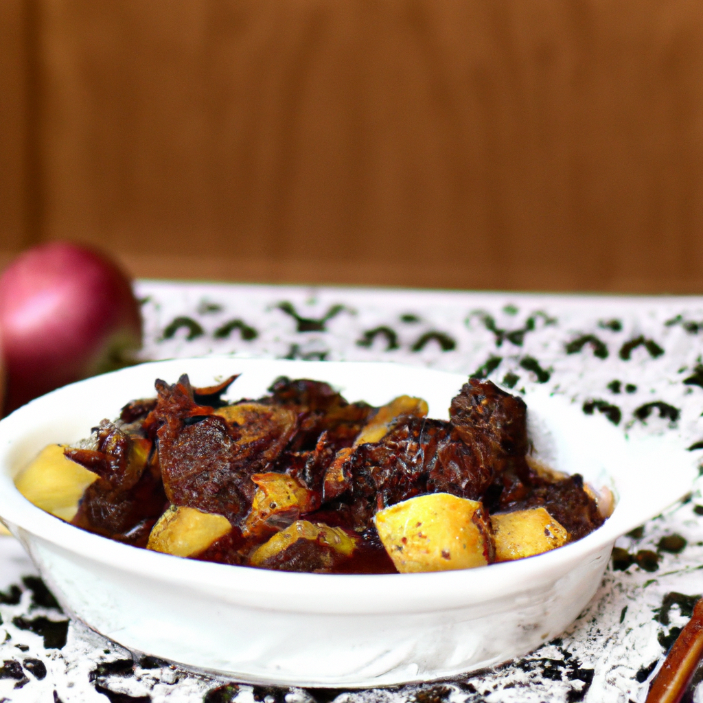 foto da receita Carne com chutney de maçã