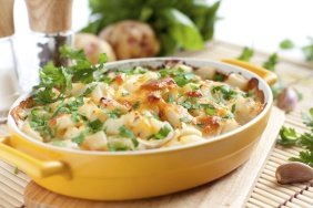 foto da receita Legumes ao forno com queijo