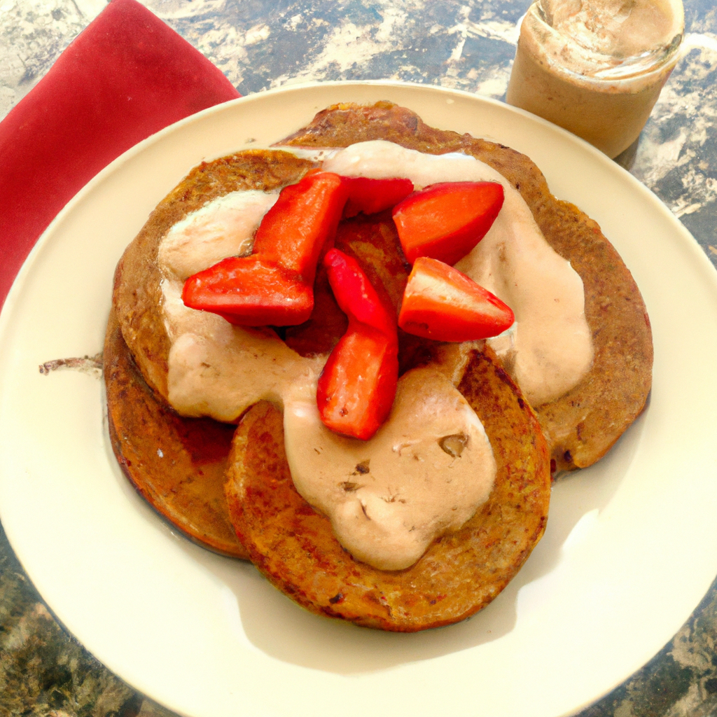 foto da receita Panqueca doce de aveia,   linhaça e iogurte