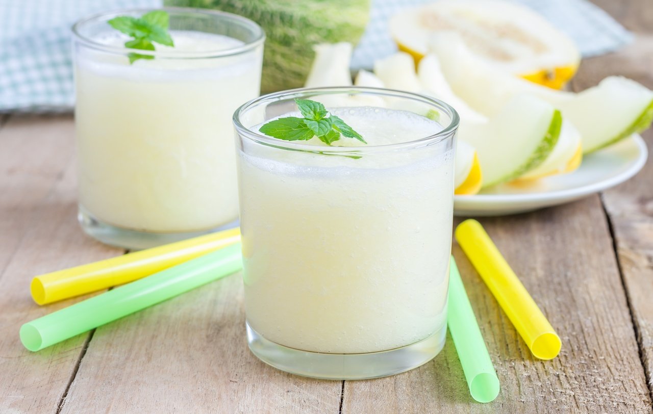 foto da receita Suco de melão com mel