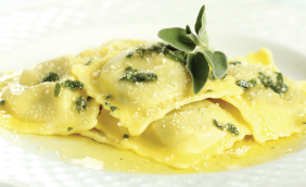 foto da receita Ravioli com molho de abobrinha