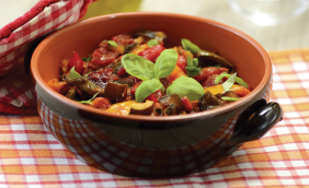 foto da receita Salada quente com toque de balsâmico