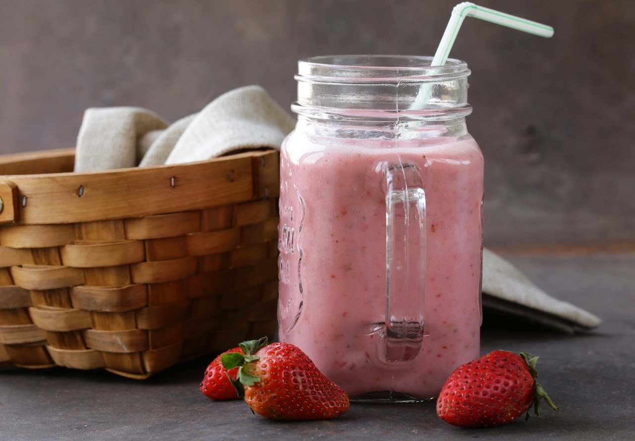 foto da receita Suco de morango e amora