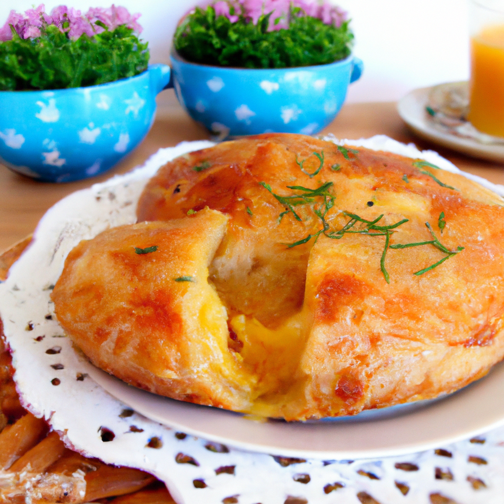 foto da receita Pastel de queijo assado