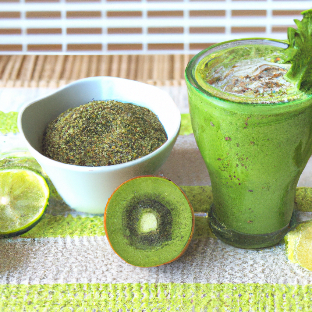 foto da receita Smoothie de chá verde