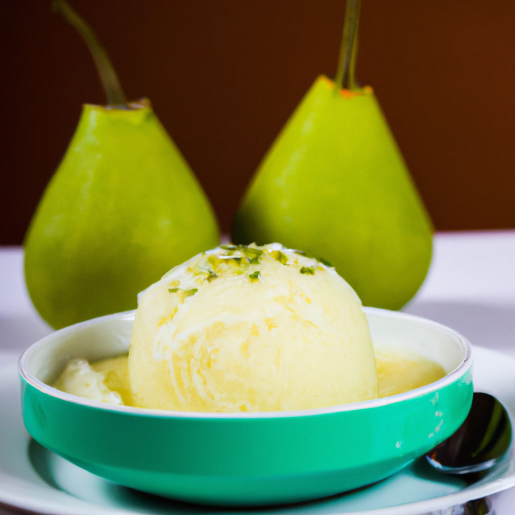 foto da receita Sorbet de pera