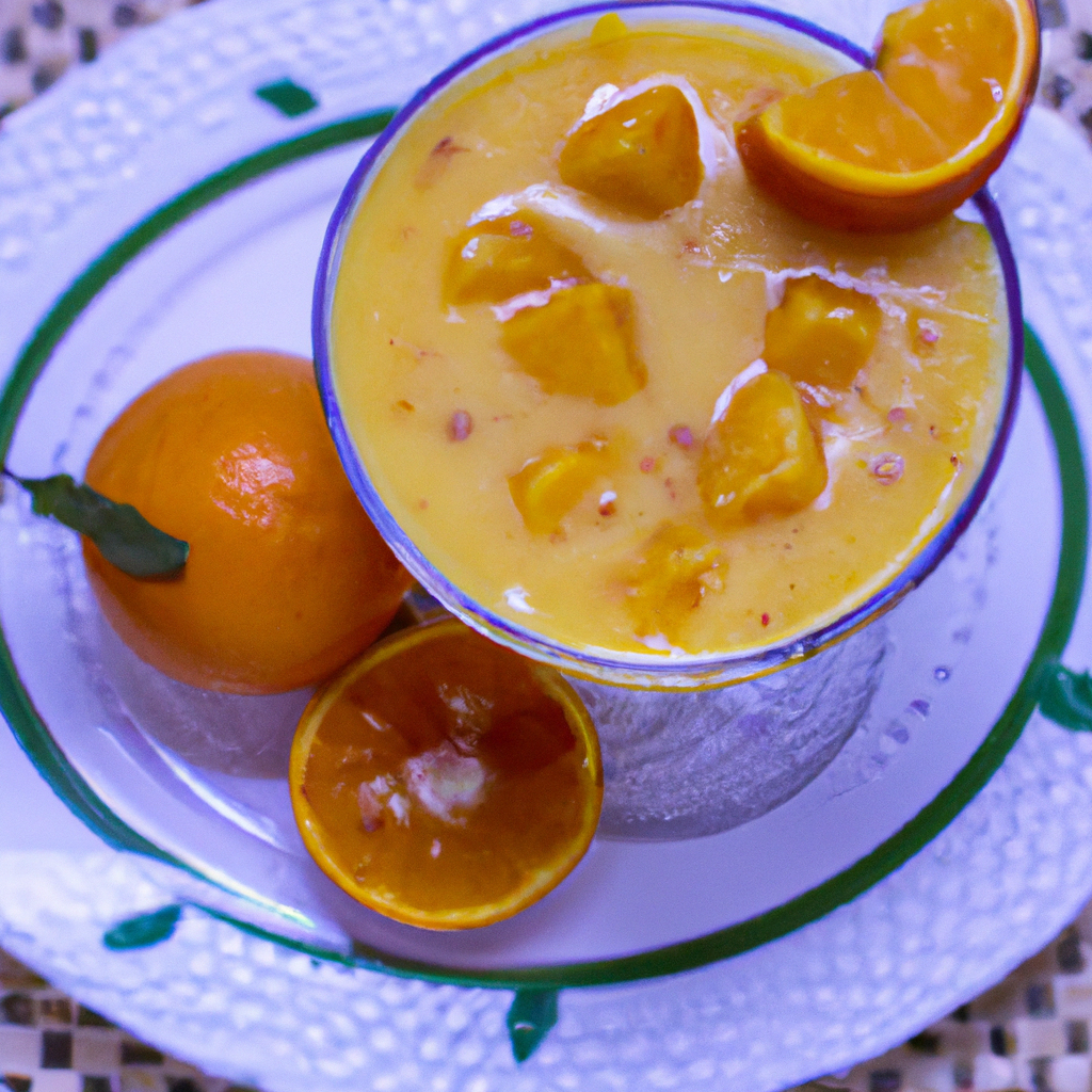 foto da receita Vitamina de tangerina