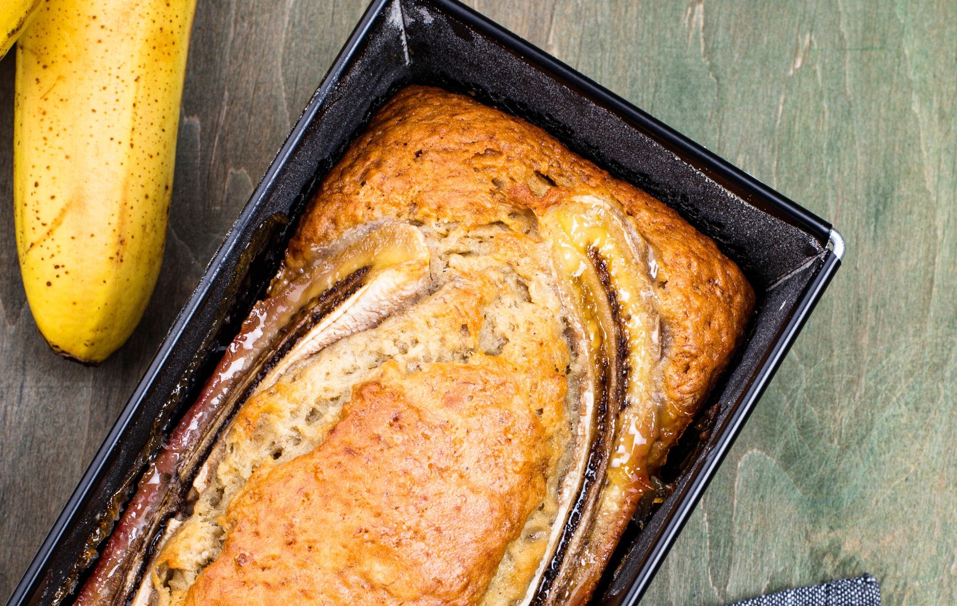 foto da receita Bolo de batata doce com banana 