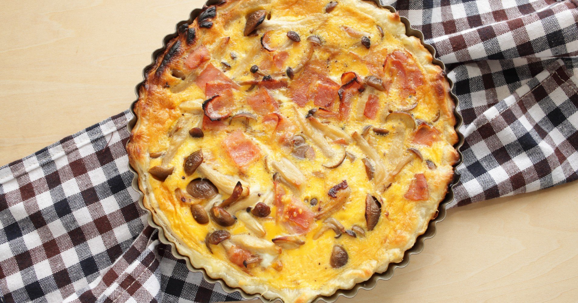 foto da receita Quiche de shimeji