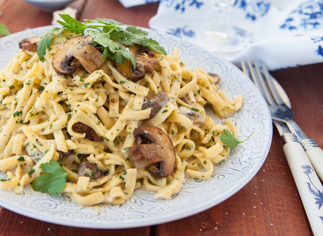 foto da receita Talharim com champignon