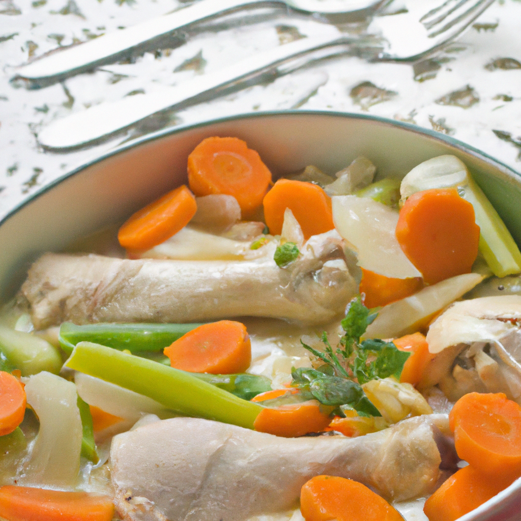 foto da receita Iscas de frango com legumes de frigideira