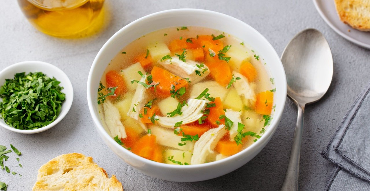 foto da receita Sopa de legumes com frango