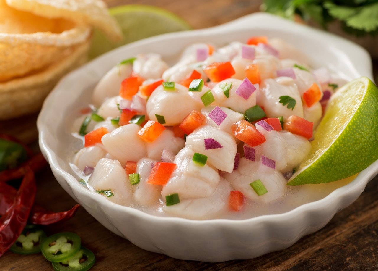 foto da receita Ceviche de peixe branco