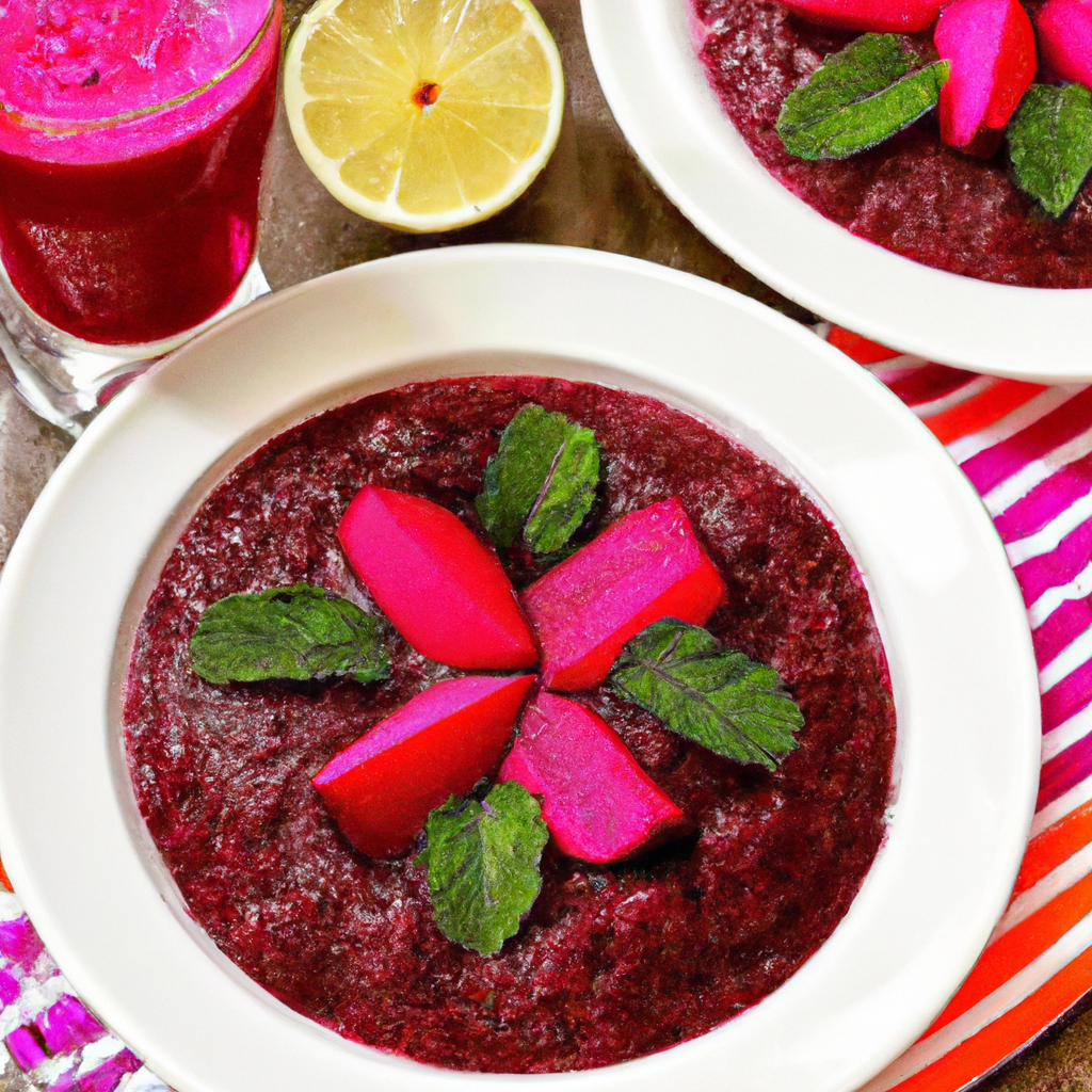 foto da receita Mousse de beterraba