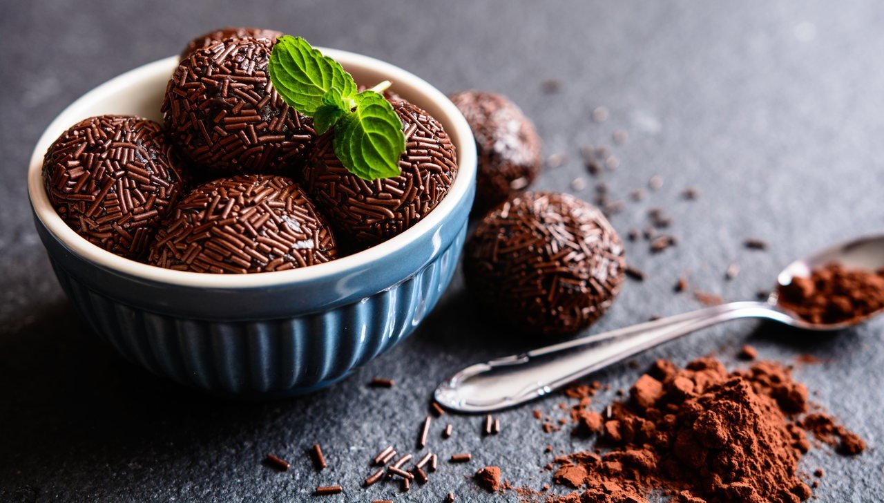 foto da receita Brigadeiro de batata doce