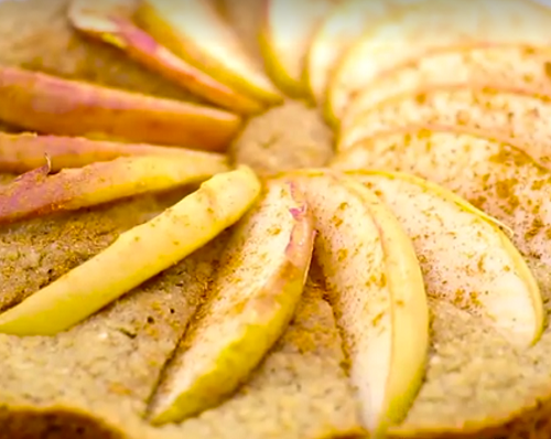 foto da receita Bolo de maçã light