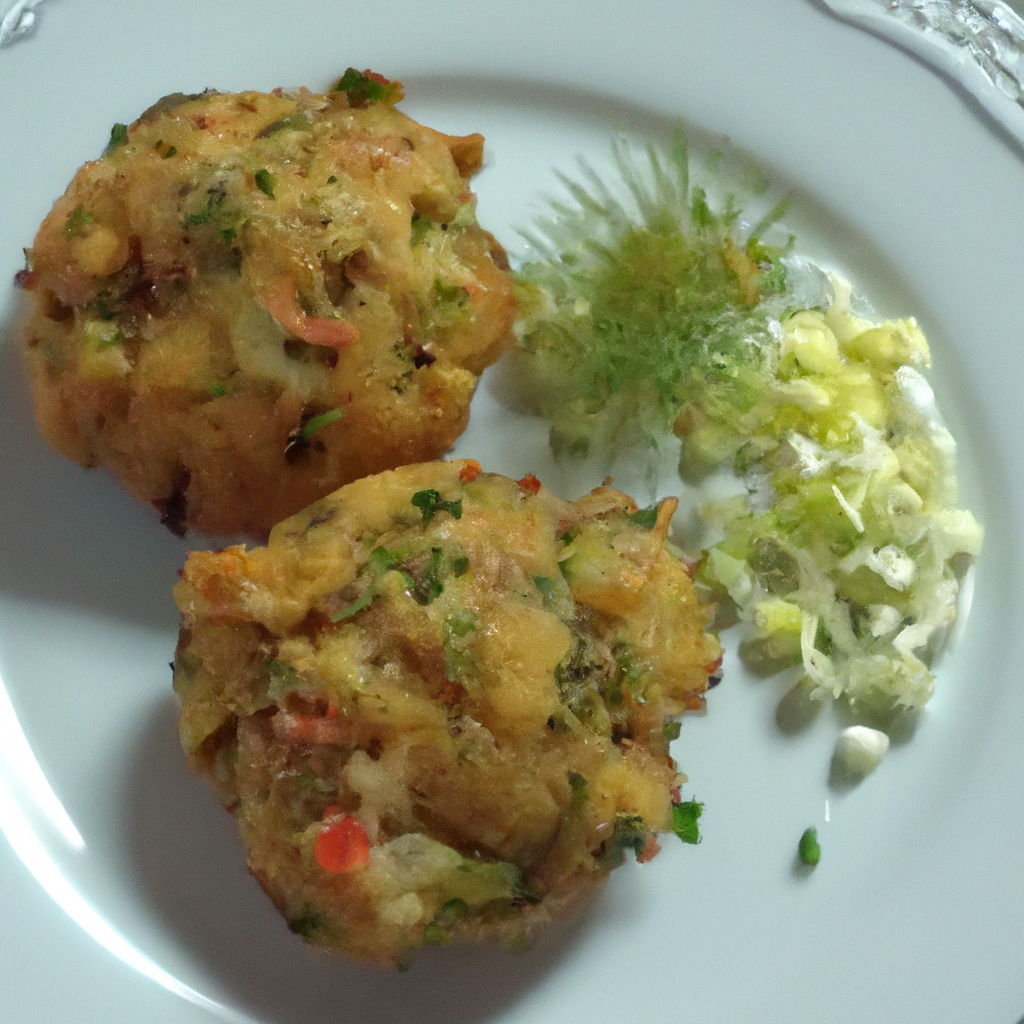 foto da receita Bolinho light de couve-flor