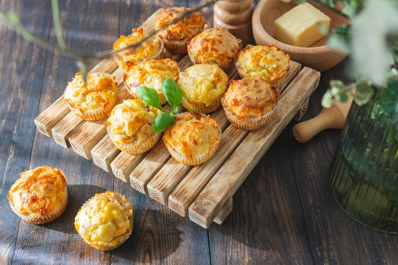 foto da receita Bolinho funcional de mandioca