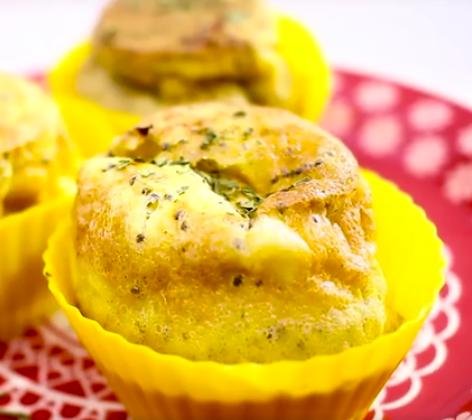 foto da receita Muffin de crepioca com chia